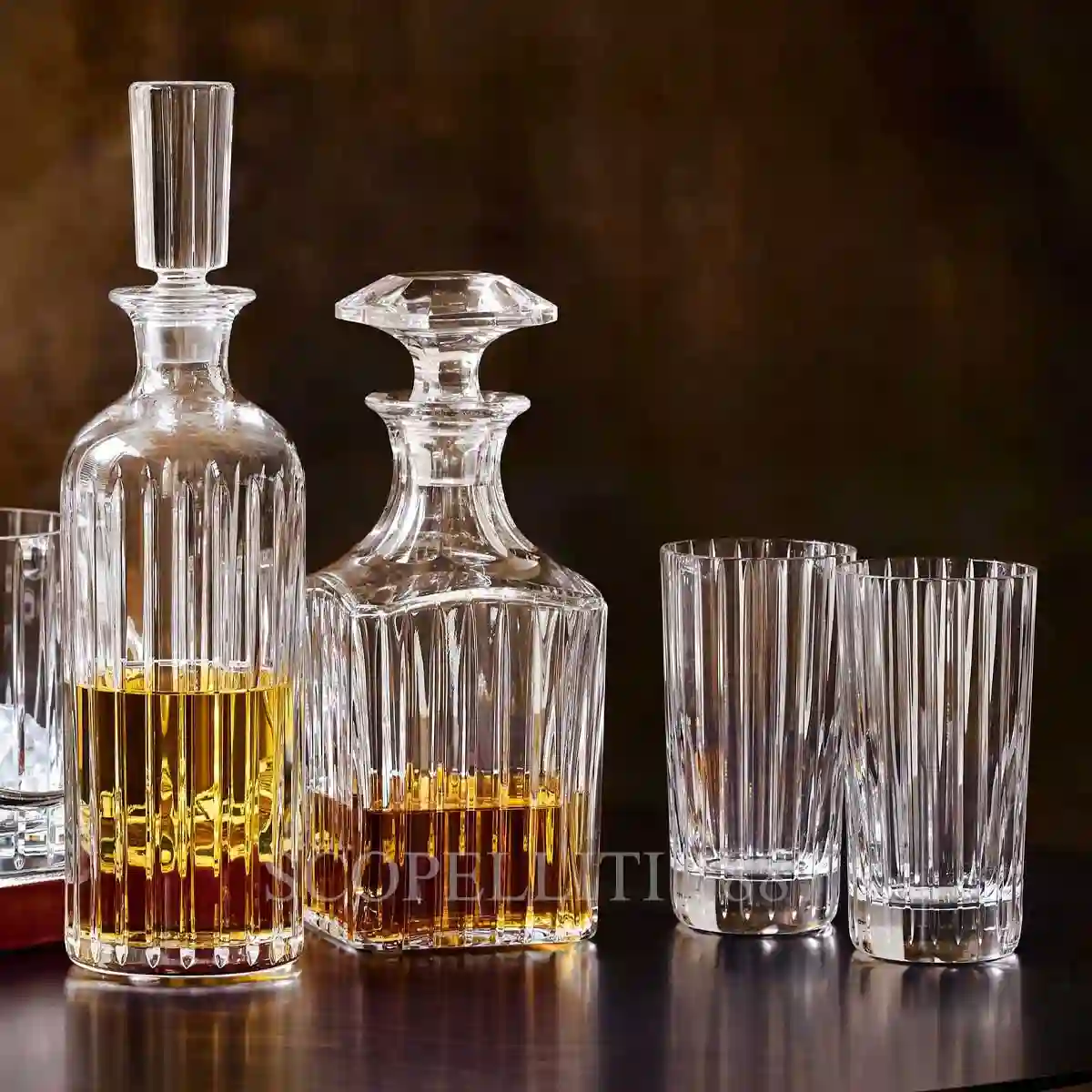 baccarat harmonie set two crystal highballs