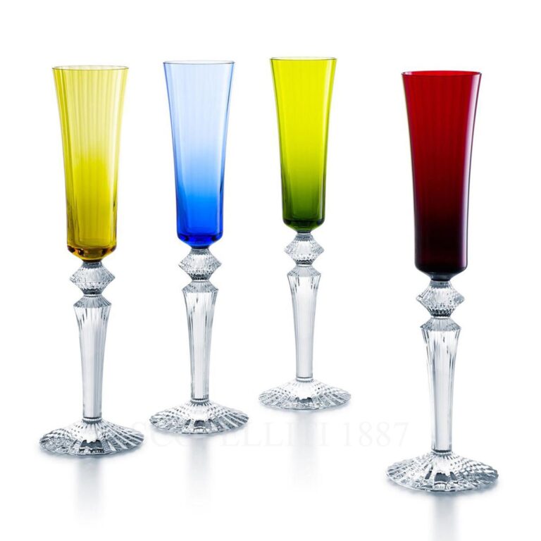 baccarat gift set 4 flutes mille nuits flutissimo