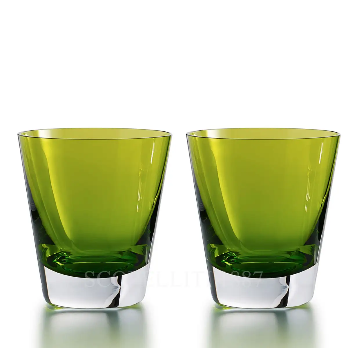 baccarat mosaique crystal tumbler moss