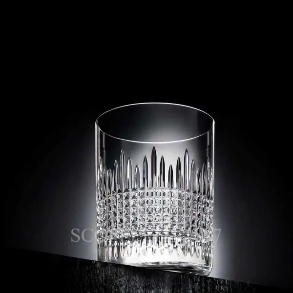 baccarat nancy set two crystal tumblers medium