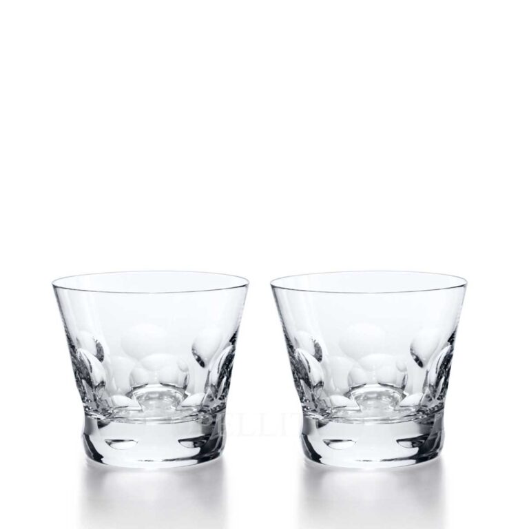 baccarat beluga set two crystal tumblers small