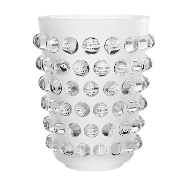 lalique mossi vase clear xxl