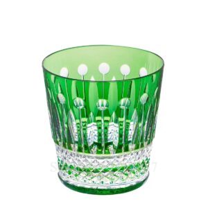 saint louis green crystal tumbler