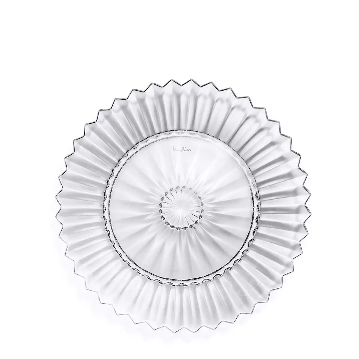 baccarat mille nuits crystal plate medium