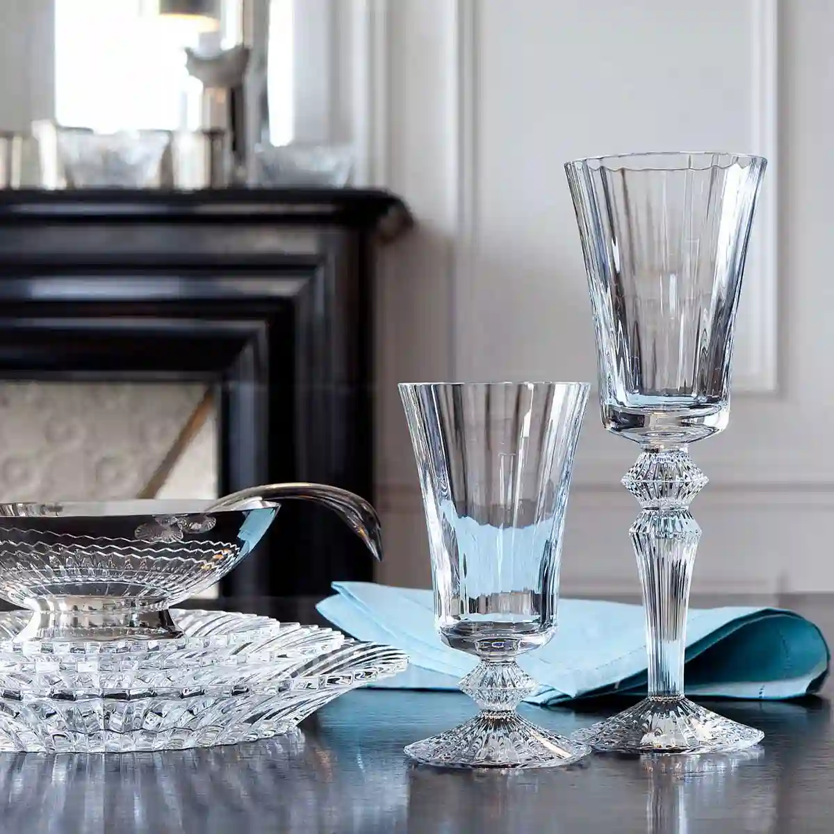 baccarat mille nuits short crystal water glass