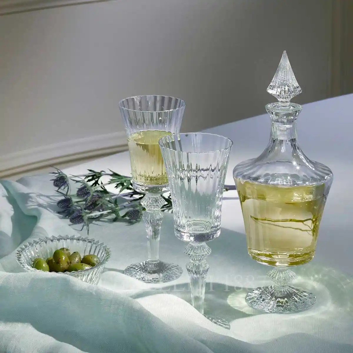 baccarat mille nuits crystal water glass