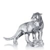 Baccarat Roaring Bengal Tiger Figurine Clear
