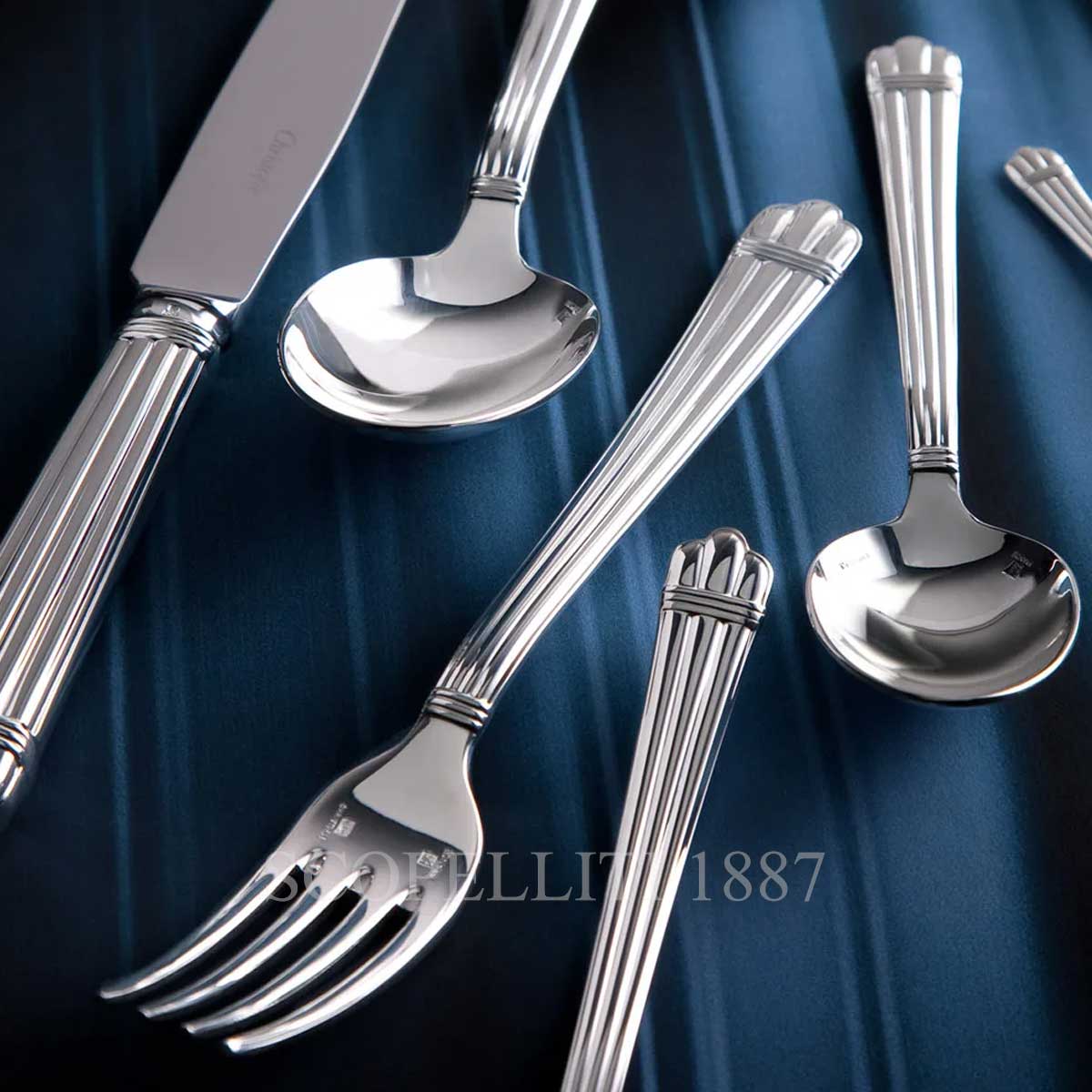 36 Pieces Sapphire Cutlery Set 3 mm - Silver