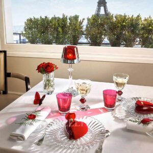baccarat table setting