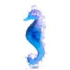 Daum Crystal Seahorse Mer de Corail Blue Pink Numbered Edition