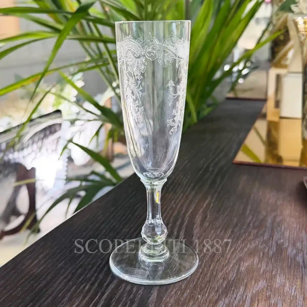 saint louis cleo champagne flute