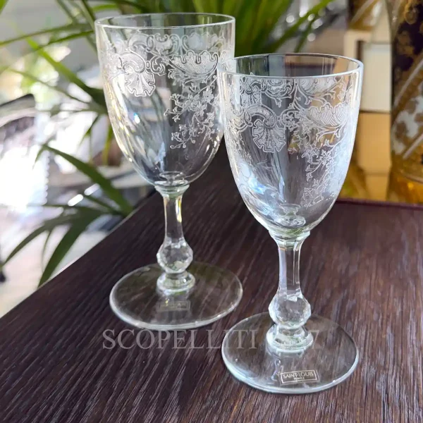 saint louis cleo crystal glasses