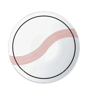 puiforcat initials dinner plate courbes