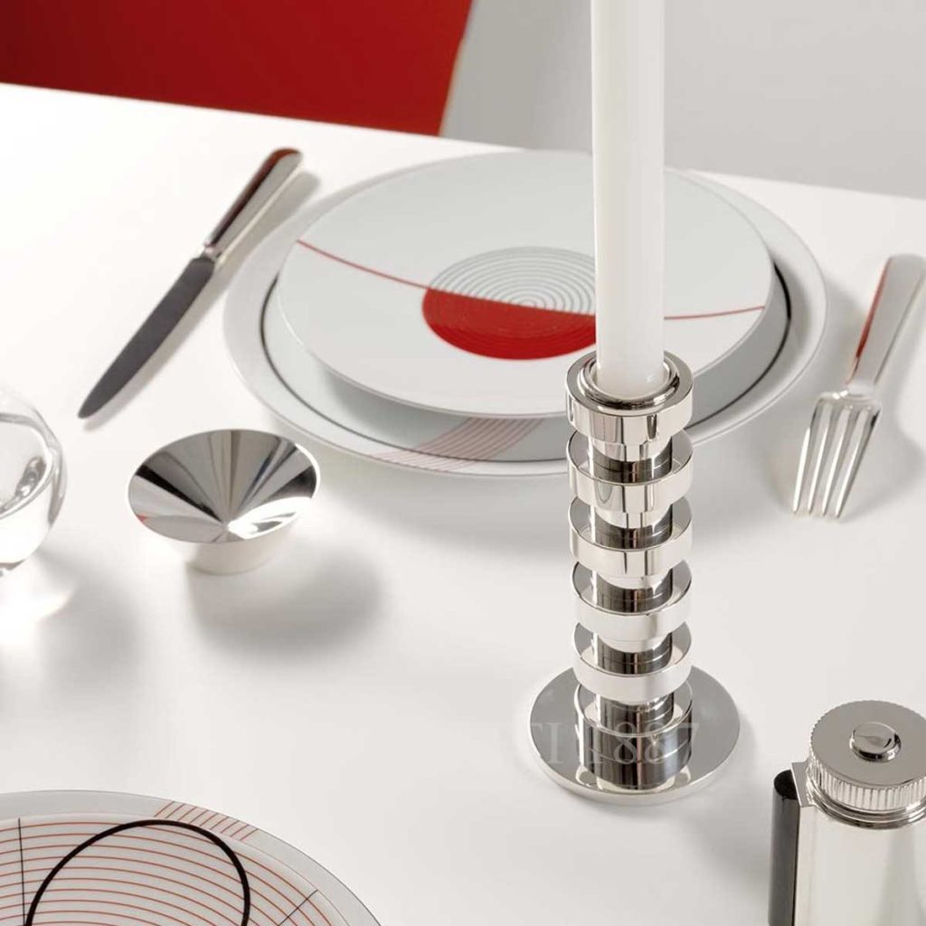 puiforcat table setting initiales