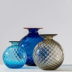 venini sapphire vases monofiore