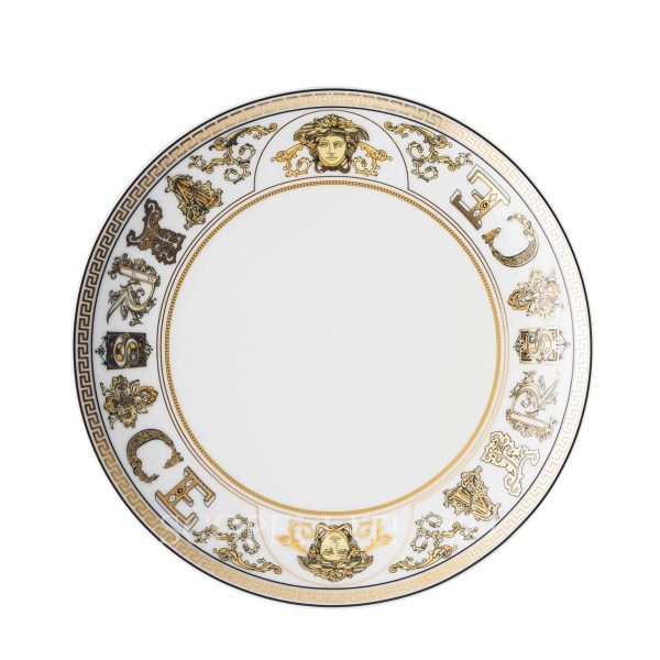 versace dessert plate 21 cm virtus gala white