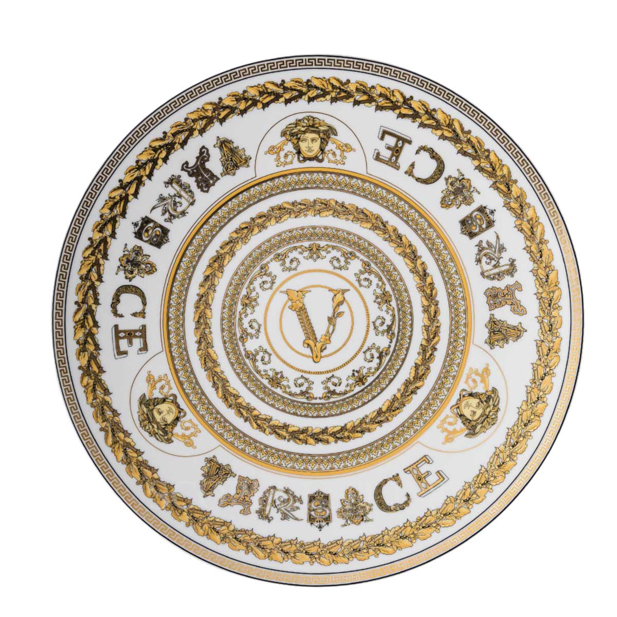 Versace Virtus Gala Dinner Plate 27 cm - Home Collection
