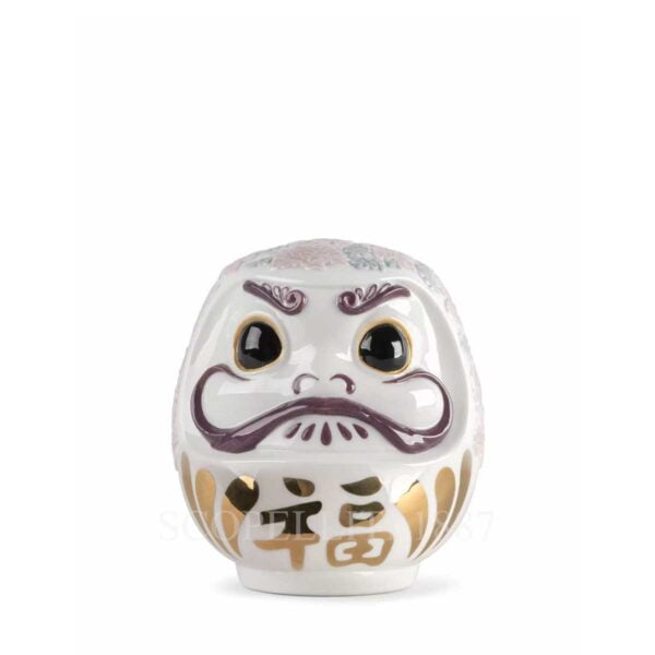 lladro daruma figurine pink