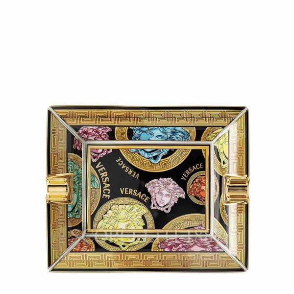 versace medusa amlified multicolor ashtray