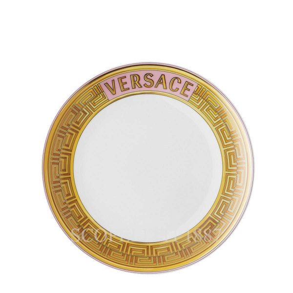 versace dessert plate medusa amplified pink coin