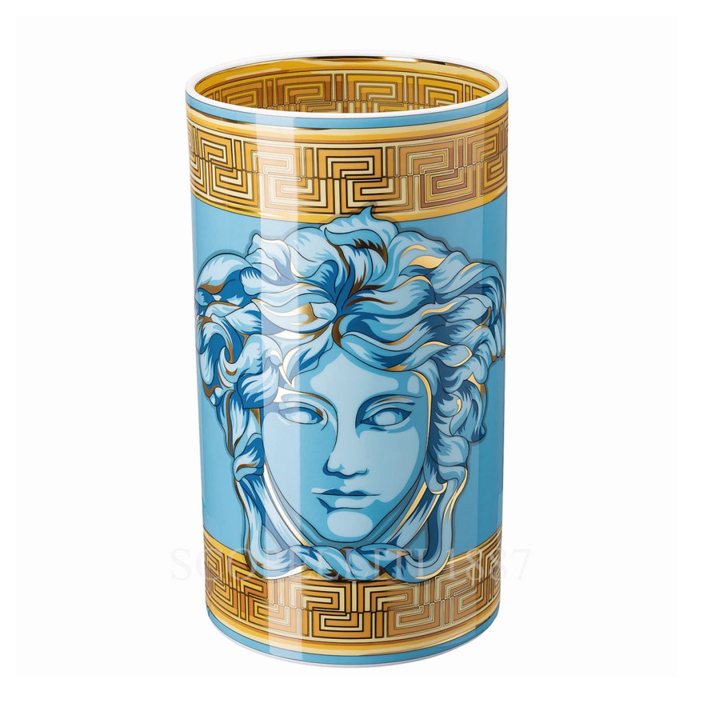 versace vase medusa amplified blue coin