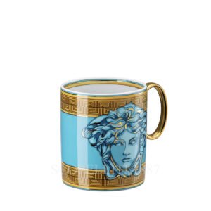 versace medusa amplified mug blue