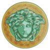 Versace Presentation Plate Medusa Amplified Green Coin