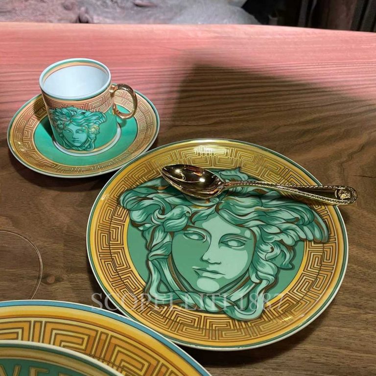 versace medusa amplified green coin