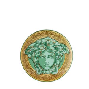 versace medusa amplified small plate green