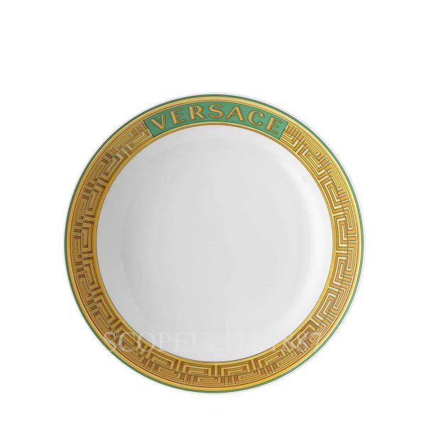 versace soup plate medusa amplified green coin