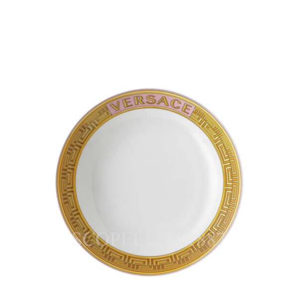 versace soup plate medusa amplified pink coin