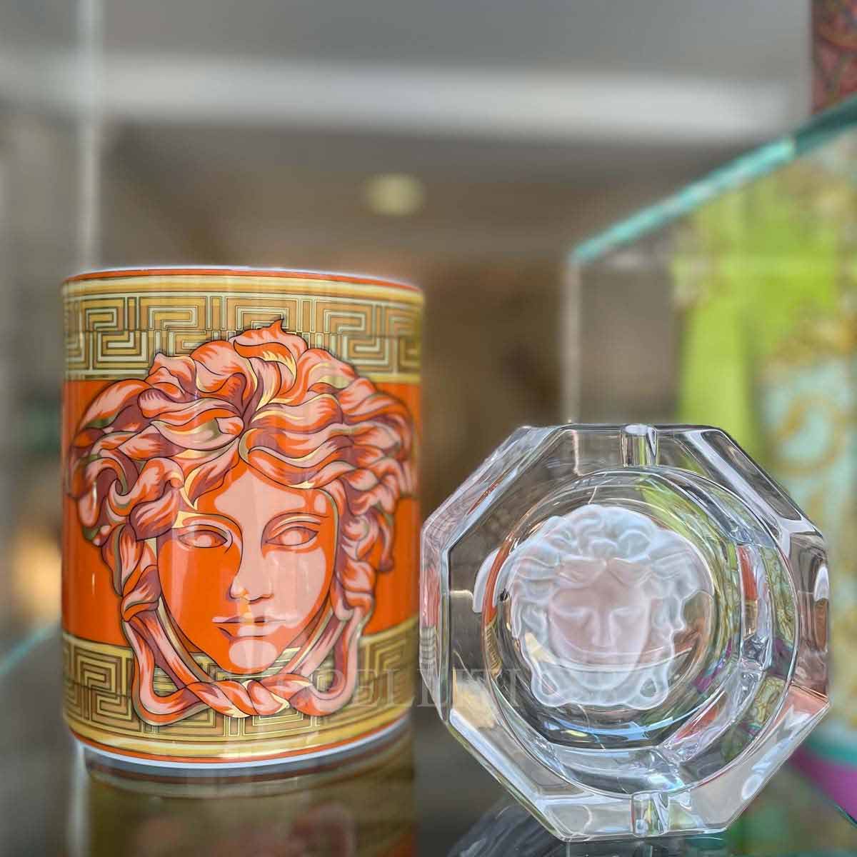 versace vase medusa amplified orange