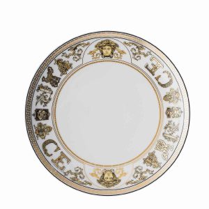 versace virtus gala white dessert plate 21 cm