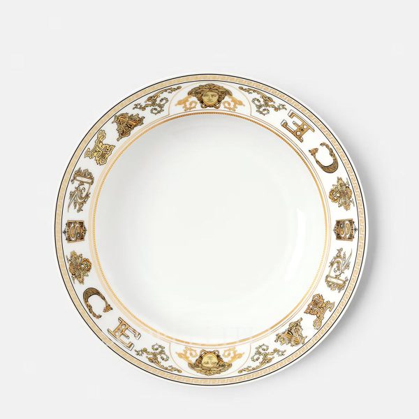 versace soup plate virtus gala white