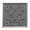 Ginori 1735 Vide Poche Squared Plate Labirinto Black
