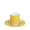 New Hermes Set of 2 Coffee Cup and Saucer Soleil d’Hermes