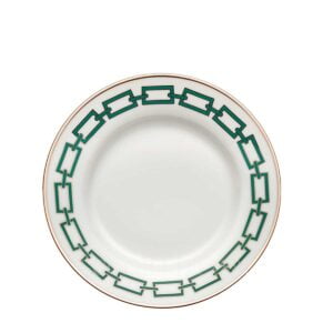 richard ginori dessert plate catene green