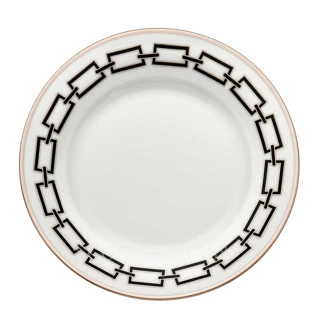 richard ginori dinnner plate catene black