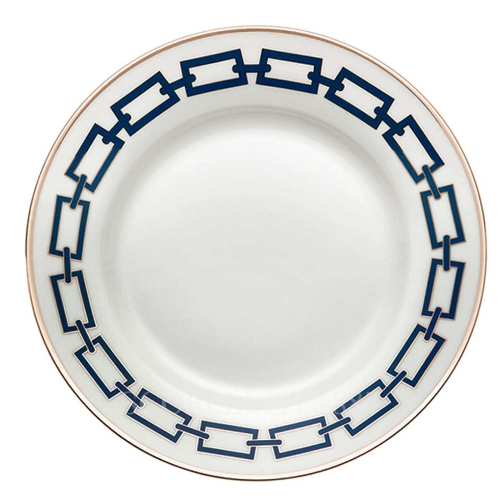 ginori catene blue presentation plate