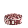 Ginori 1735 Round Box with Lid Labirinto Red