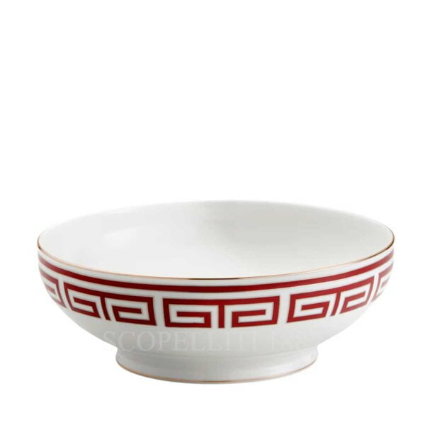 richard ginori salad bowl labirinto red