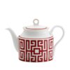 Ginori 1735 Teapot Labirinto Red