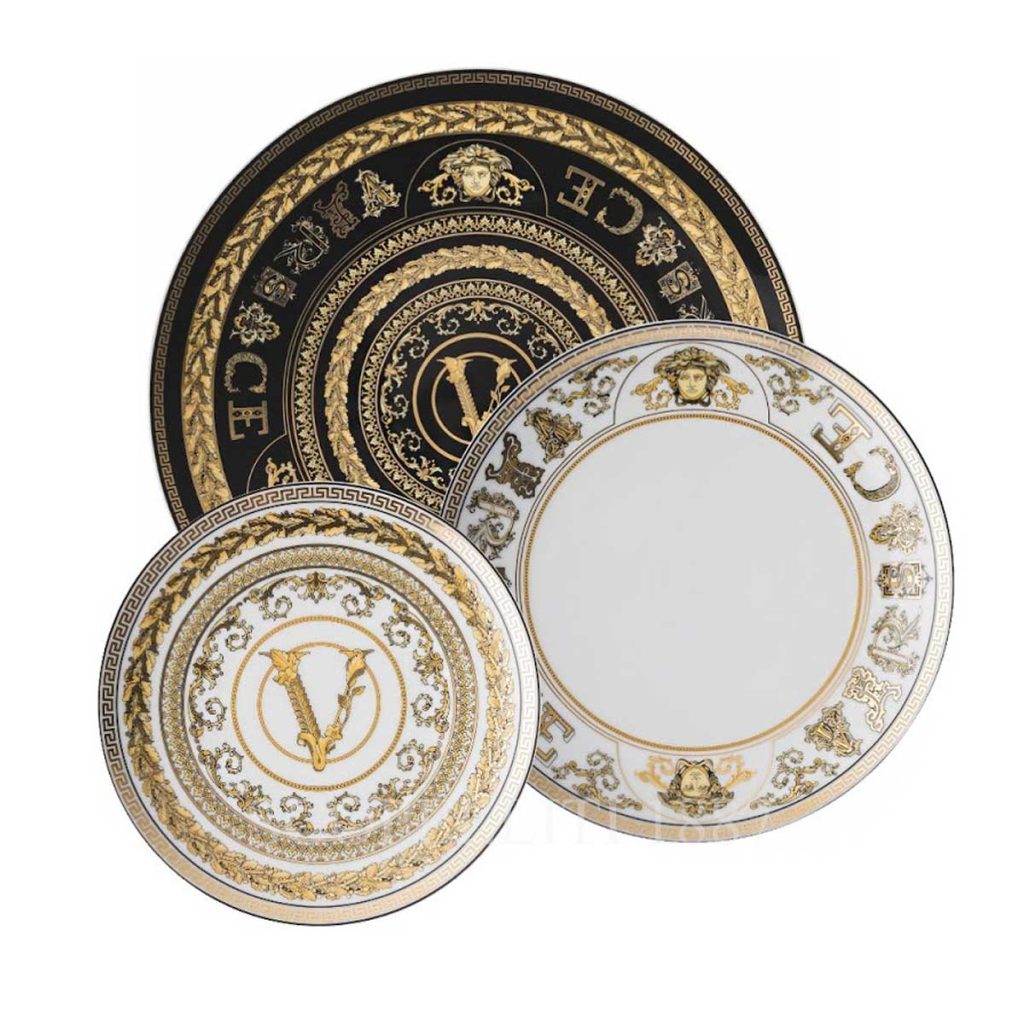 versace virtus gala plates