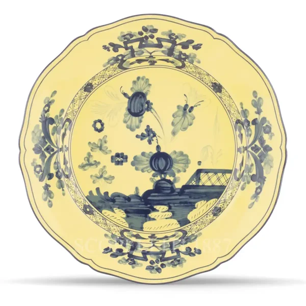 ginori 1735 oriente italiano citrino round platter
