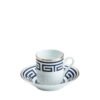 Ginori 1735 Coffee Cup and Saucer Labirinto Blue