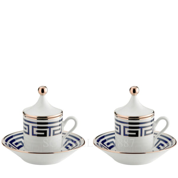 ginori coffee set labirinto blue