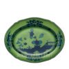 Ginori 1735 Oval Platter Large Oriente Italiano Malachite