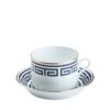 Ginori 1735 Tea Cup and Saucer Labirinto Blue