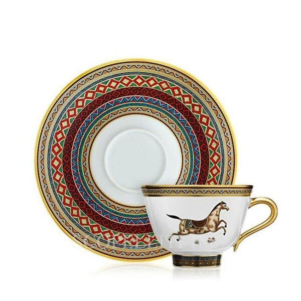 hermes cheval d orient tea cup and saucer n.3