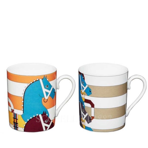 hermes rocabar gift set of 2 mugs